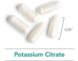 NutriCology Potassium Citrate (Цитрат калия), 99 мг, 120 капс-foto3