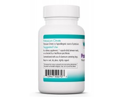 NutriCology Potassium Citrate (Цитрат калия), 99 мг, 120 капс-foto6