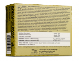 Витамин Д3+К2 Olimp Gold-Vit D3+K2 Sport Edition, 60 капс.-foto2