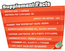 Пробник жиросжигателя Summer Time (2 caps)-foto2