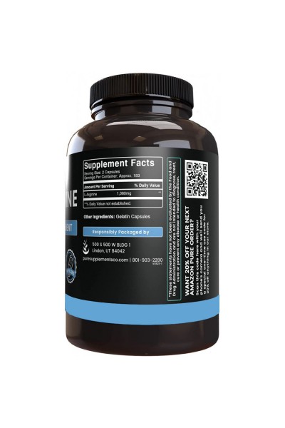 L-Arginine from Pure (90 caps)