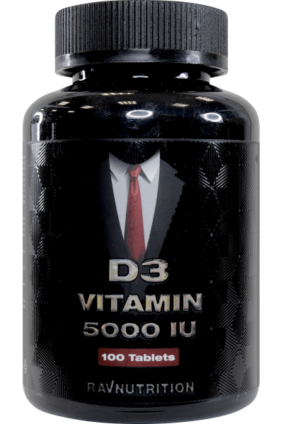Витамин D3 5000 ед/таб. Ravnutrition, 100 таб.