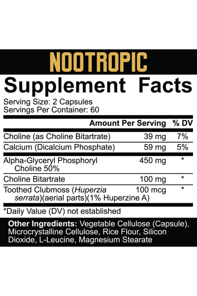 Nootropic from Rich Piana 5% Nutrition (120 капсул)