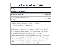 ГАБА Scitec Nutrition Gaba, 70 капс.-foto2