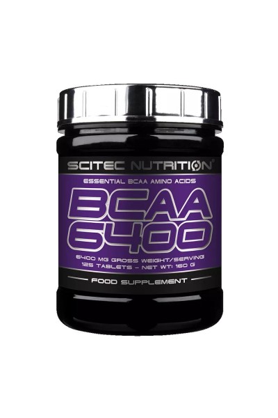 BCAA 6400 Scitec Nutrition, 125 таблеток (25 порций) 