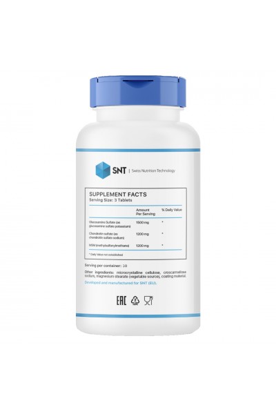Glucosamine Chondroitin MSM SNT, 90 таблеток (30 порций)