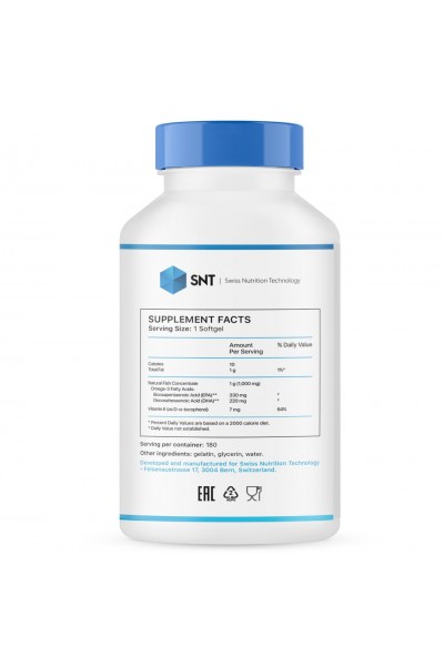 Omega-3 Mega (330/220) SNT, 180 капсул