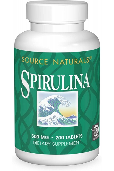 Спирулина Source Naturals, 500 mg (200 tabl)