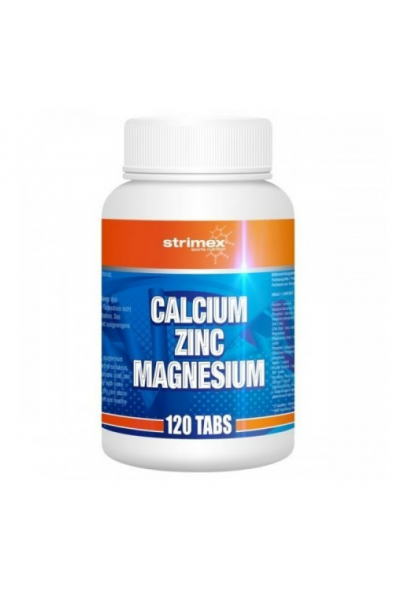 Кальций, Магний, Цинк от Strimex (120 табл.) Кальций, Магний, Цинк от Strimex (120 табл.)