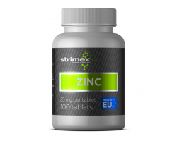 Zinc from Strimex, 25 mg (100 tablets)