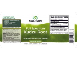 Swanson Kudzu Root (Кудзу рут), 500 мг, 60 капс.-foto2