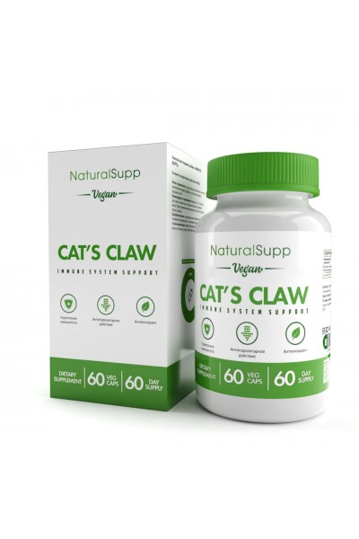 Экстракт кошачий коготь NaturalSupp Cat's Clow Veg, 60 капс.