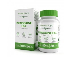 Пиридоксин гидрохлорид (Витамин В6) NaturalSupp Vegan, 60 капс
