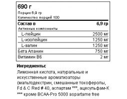 SAN BCAA PRO 5000 (690 г)-foto2