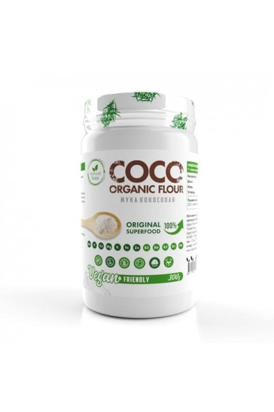 NaturalSupp Coconut Flour (Кокосовая мука), 300 гр.