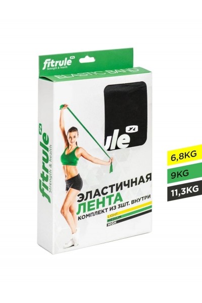 FitRule Набор эластичных лент (эспандеров), 3 шт.