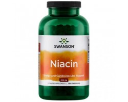 Swanson Niacin (Ниацин), 500 мг, 250 капс