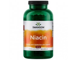 Ниацин 500 мг Swanson Niacin (250 капс)