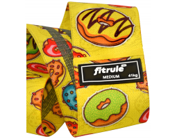 FitRule Фитнес-резинка принтованная тканевая (пончик, 41 кг)-foto2