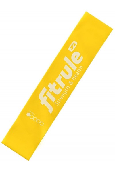 Фитнес-резинка для ног Fitrule Желтая, 3 кг.