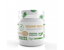 Семена кунжута белого NaturalSupp Sesame seeds (Vegan), 150 г.