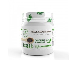 Семена кунжута черного NaturalSupp Black Sesame seeds (Vegan), 150 г.