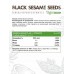 NaturalSupp Black Sesame seeds (Семена кунжута чёрного), 150 гр