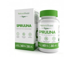 NaturalSupp Spirulina Vegan (Спирулина Веган), 500 мг/капс., 60 капс.