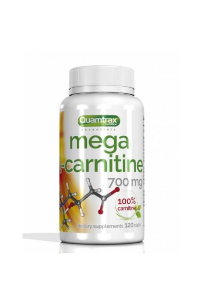 Quamtrax Mega L-Carnitine (Карнитин), 700 мг, 120 капс