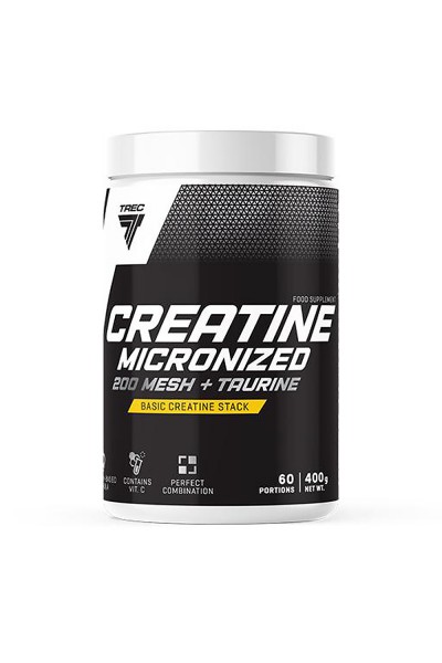 Trec Nutrition Creatine Micronized 200 mesh + Taurine (Креатин + Таурин), 400 грамм