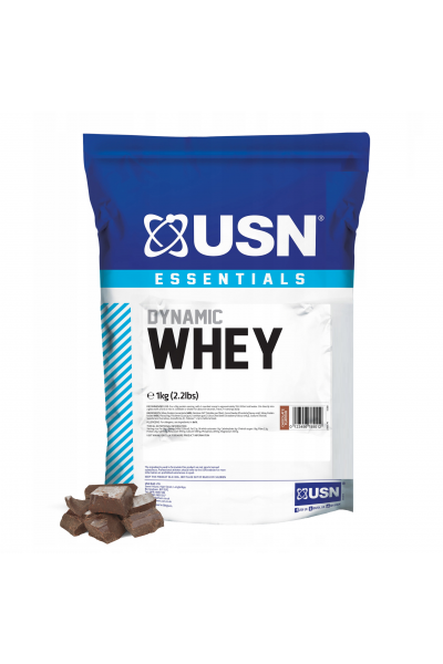 USN Dynamic Whey Protein (Сывороточный протеин), шоколад, 1 кг