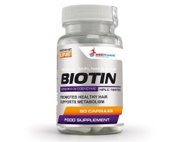 Biotin from WestPharm, 10000 мкг (60 капс)