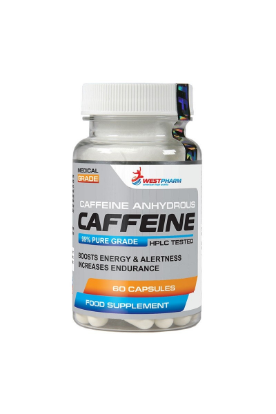Caffeine from WestPharm, 100 мг (60 капсул)