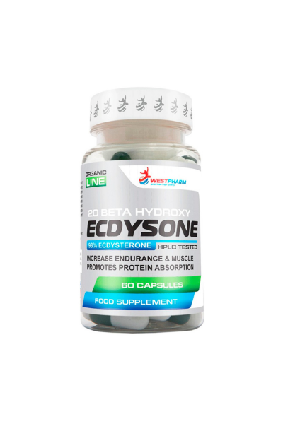 Ecdysone from WestPharm, 100 мг (60 капсул)