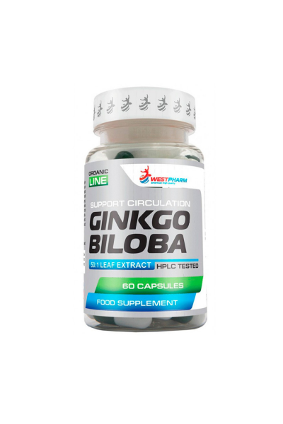 Ginkgo Biloba from WestPharm, 60 мг (60 капсул)
