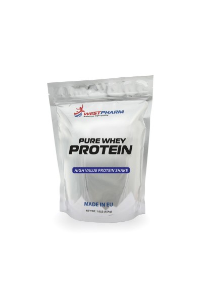 Протеин Pure Whey WPC80 WestPharm, 454 гр (15 порций)