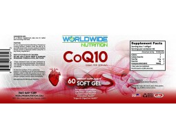 CoQ10 from Worldwide Nutrition, 100 mg (60 caps)-foto4